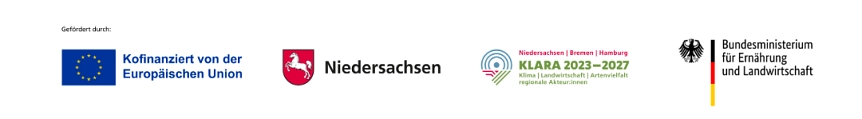 Logokombination EU NDS KLARA BMEL © Gemeinde Gnarrenburg